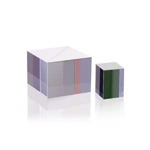 Alta qualidade K9 bk7 vidro óptico 30*30mm cubo feixe divisor prisma