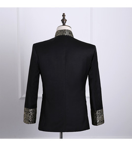 Traje Tradicional Chino de Primavera/Otoño, Estilo Zhongshan, Traje de Novio para Boda, Traje <span class=keywords><strong>Tang</strong></span> Masculino con Cuello Alto, Túnica Ajustada - Product Image 5