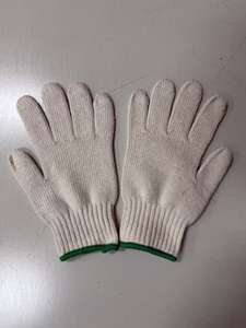Gants de protection industrielle et de jardinage en TC texturé, faible torsion, 450g-1000g/douzaine, 30% Coton 70% Polyester, avec manchette de sécurité - Product Image 5