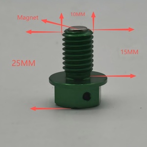 Bouchon d'huile magnétique en alliage d'aluminium M10*1.5 de haute qualité pour moto, pour rénovation/amélioration - Product Image 4