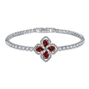Bracelet <span class=keywords><strong>de</strong></span> laboratoire OEM ODM, emballage personnalisé avec nom et logo, bijoux d'<span class=keywords><strong>amitié</strong></span> en diamant en gros - Product Image 6