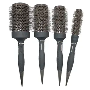 Private Label Harde Haren Borstel Tangle Ionic Hair Brush Set Salon Gereedschap Ronde Hair Brush