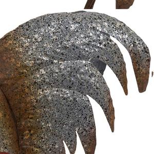 Patung Ayam Jantan logam dekorasi halaman, patung buatan tangan, taman ayam jantan matahari untuk teras luar ruangan - Product Image 5