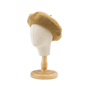 Haute qualité pas cher petite fille garçon enfants enfants béret en laine chapeau pour enfants - Product Image 2