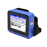 Mini imprimante jet d'encre portable, machine de codage de date, impression de la date de péremption et du code QR sur la base des bouteilles en plastique