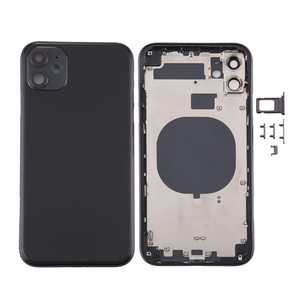 Compatibile all'ingrosso per <span class=keywords><strong>iPhone</strong></span> <span class=keywords><strong>11</strong></span> piccoli componenti preinstallati barra centrale telaio di ricambio posteriore custodia in vetro - Product Image 3