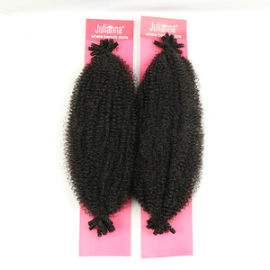 Extensions de cheveux synthétiques 100% Kanekalon Julianna Crochet Springy <span class=keywords><strong>Afro</strong></span> Twist en gros, tresses Poppin Springy <span class=keywords><strong>Afro</strong></span> Twist - Product Image 1