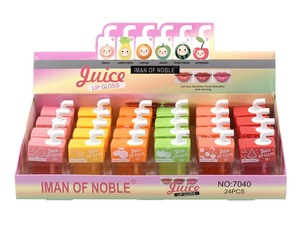 Nuevo paquete de 24 brillos labiales transparentes hidratantes con sabor a frutas, al por mayor - Product Image 1
