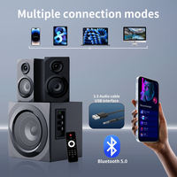 Sistema de Audio para el Hogar CKD SKD, Altavoz Multimedia para Computadora con Bluetooth, Subwoofer 2.1, Sistema de Cine en Casa, Altavoces de Bajos para TV