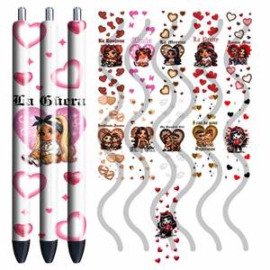 <span class=keywords><strong>Cholo</strong></span> Love Custom UV DTF Pen Wraps Pegatinas adhesivas impermeables para fútbol y béisbol Material de PVC Decoración Calcomanía - Product Image 1