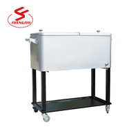 Réfrigérateur de glace Portable, chariot pour l'extérieur, 80 pieds