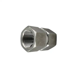 Paslanmaz çelik altıgen vida kaplin, yüksek basınç 1/2 inç. X 1/2 inç Dişli NPT - Product Image 5