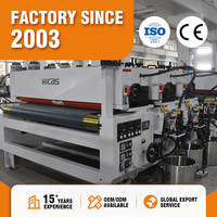 Machine de revêtement UV automatique à double rouleau FENGKAI HCGT600-2R 600 mm pour apprêt et couche de finition sur bois, meubles et panneaux MDF CE ISO