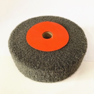<span class=keywords><strong>Brosse</strong></span> à lamelles en nylon non tissé Roue de tambour de polissage en satin Tambour non tissé abrasif - Product Image 4