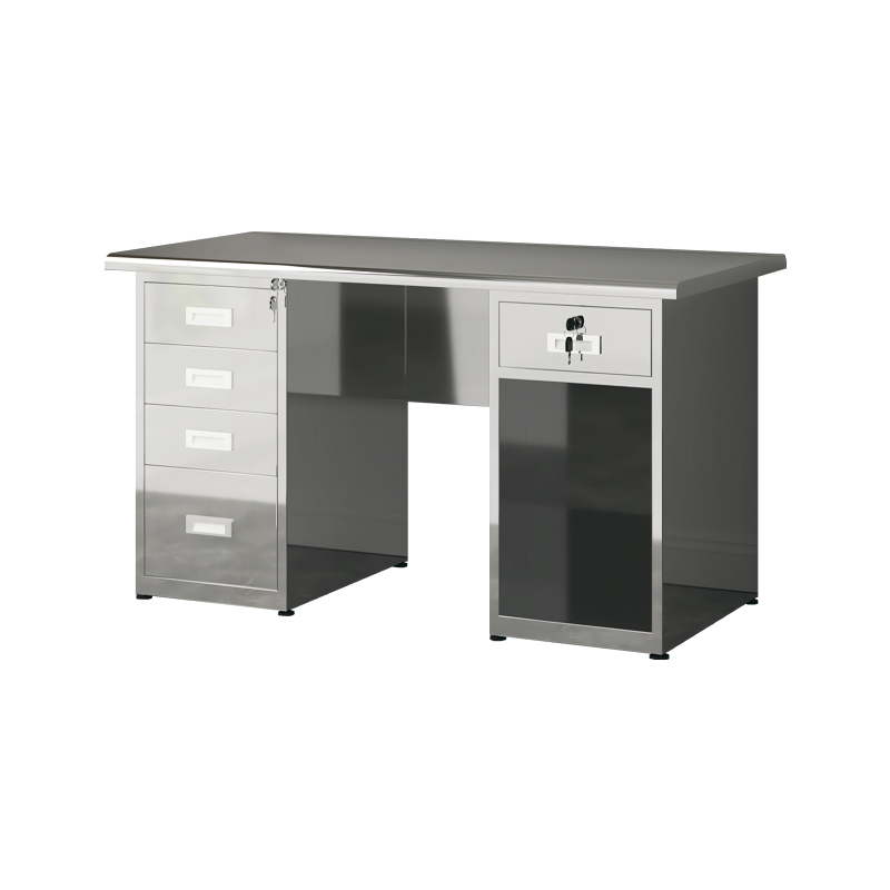 medical office table stainless steel with drawers