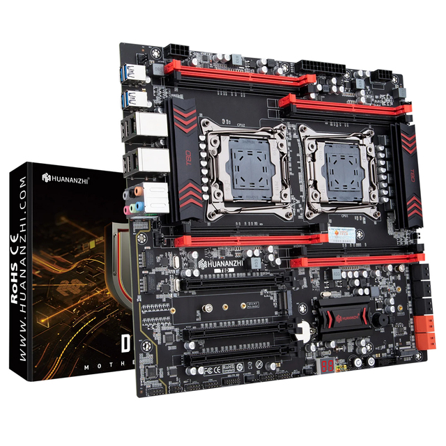 X99-T8D Dual Motherboard X99 Motherboard DDR3 RAM Max Support 256GB Support E5 2696 V4 2696V3 for Desktop
