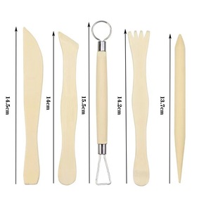 Juego de 5 Herramientas para Modelar Esculturas en Madera, Arcilla, Polímero y Cerámica, Herramientas para Grabar en Madera, Herramientas para Esculpir Arcilla - Product Image 2