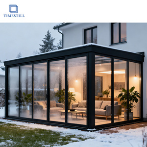 Yalıtımlı alüminyum çerçeve ile dört mevsim cam Sunroom | Zarif açık yaşam alanı - Product Image 4