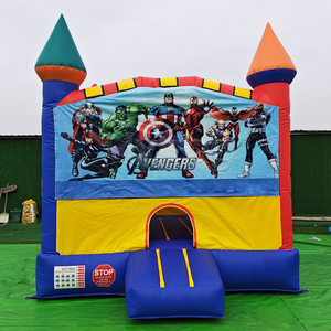 Castillo Inflable Deportivo con Diseño Vibrante y Resistente para Alquiler Comercial y Fiestas Infantiles - Product Image 3