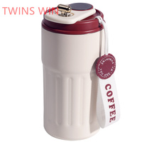 Logo personnalisé Certification FDA 15OZ voiture tasse à café Macaron bouteille d'eau en acier inoxydable 304 conservation de la chaleur froide tasse de sport