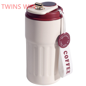 Logo personalizzato certificazioni FDA 15OZ tazza di caffè per auto Macaron <span class=keywords><strong>bottiglia</strong></span> d'<span class=keywords><strong>acqua</strong></span> 304 acciaio inossidabile per la conservazione del calore freddo tazza sportiva - Product Image 3