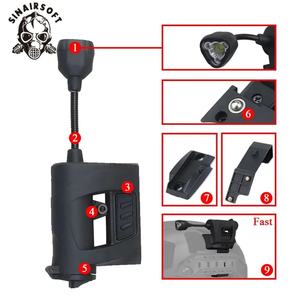 Energy Saving 4-Mode Tactical Helmet <b>Torch</b> Green Red IR <b>Laser</b> Lamp Accessory for Hunters - Product Image 3