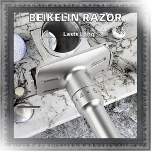 New Arrival Manual Safety Face Shaver Double Edge Barber Shaving <strong>Razor</strong> for Men Stainless Steel Hair Removal Zinc Alloy - Product Image 3