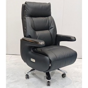 Luxury Executive <strong>Office</strong> <strong>Chair</strong> <strong>Leather</strong> Reclining Comfortable Long Sitting Napping Electric Massage Boss <strong>Chair</strong>