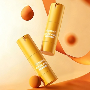Siero Viso OEM ODM con Vitamina C e Acido Ferulico, Antiossidante e <span class=keywords><strong>Anti</strong></span>-Età per Macchie Scure e Rughe - Product Image 1