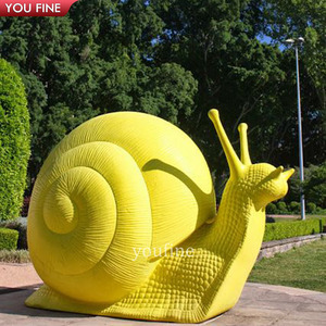 Statua di Lumaca Grande in Fibra di Vetro YOUFINE per Decorazione <span class=keywords><strong>Giardino</strong></span> Esterno Ornamento Animale in <span class=keywords><strong>Resina</strong></span> - Product Image 3