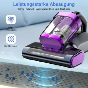 16000pa Handheld <b>Deep</b> Cleaning Vacuum Cleaner for <b>Bed</b> Mattresses Pillows Sofa <b>Sheet</b> Carpets - Product Image 3