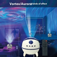 Nouvelle Arrivée Projecteur Laser Capsule Spatiale Spirale Aurore Étoilée avec Haut-parleur et Effet d'Ambiance Ciel Étoilé