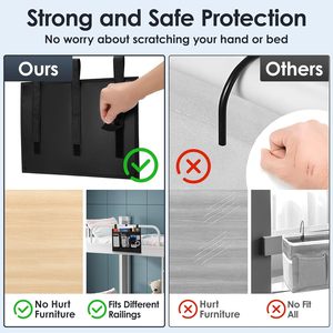 กระเป๋าเก็บของแขวนสำหรับหอพักวิทยาลัยกระเป๋าข้างเตียงโรงพยาบาลสองชั้น - Product Image 4