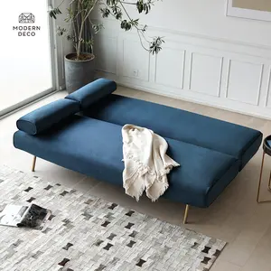 Sofá convertible nórdico para sala de estar, cama plegable, sofá cama
