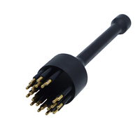 Connecteur sous-marin étanche haute intensité pour l'aérospatiale et les applications en haute mer, 12 broches, mâle/femelle, prise vierge, norme P68