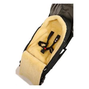 Coussin de siège d'hiver pour poussette bébé en peau de mouton australienne sur mesure, doux pour la peau, en <span class=keywords><strong>fourrure</strong></span> de mouton - Product Image 1