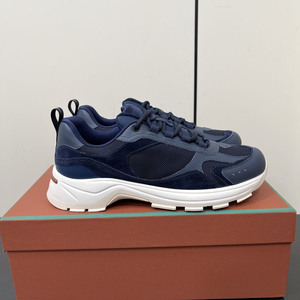 Chaussures décontractées haut de gamme pour hommes, vente en gros d'usine, style polyvalent et tendance avec design patchwork en cuir véritable - Product Image 3