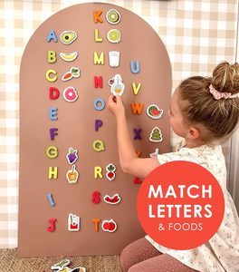 Letras magnéticas Alfabeto Letra <span class=keywords><strong>minúscula</strong></span> Pegatinas de animales de dibujos animados Imanes de nevera ABC Preescolar Juguete educativo de aprendizaje - Product Image 1