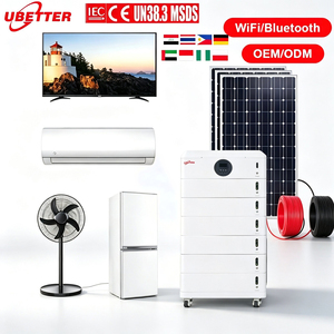 ระบบพลังงานแสงอาทิตย์ไฮบริด EU Stock 51.2V 300AH 200ah แบตเตอรี่ 15WKH 10kw ระบบพลังงานบ้านออลอินวัน QGL-12300 UBETTER แบบต่อพ่วงได้ - Product Image 1