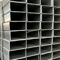 Pipa Baja ERW Persegi Panjang Hot Rolled 100x50, Pipa Bor Baja Karbon 150x100 Bersertifikasi JIS untuk Struktur Bangunan dan Industri
