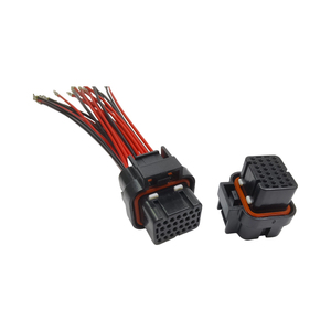 Connecteur Automobile Étanche TE SuperSeal 1437290 3.0mm, Boîtier de Prise 26-34 Circuits 12-240V, Double Verrouillage, Faisceau de Câbles Personnalisé - Product Image 1