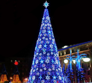 20ft 30ft 40ft 50ft lớn ngoài trời nhân tạo khổng lồ cây Giáng sinh ngoài trời khổng lồ cây Giáng sinh với ánh sáng cho trung tâm mua sắm - Product Image 4