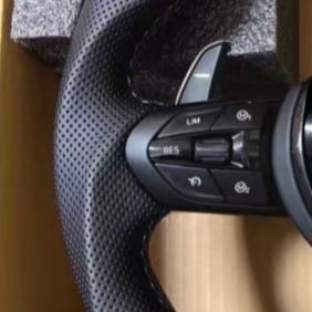 Volante deportivo de cuero en stock para <span class=keywords><strong>BMW</strong></span> F30 F10 F15 F36 F20 F22 F25 F32 F11 F18 M2 M3 M5 E46 E60 E70 E90 E91 - Product Image 3