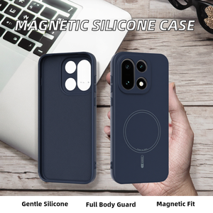 เคสซิลิโคนกันน้ำแบบแม่เหล็กใหม่ พร้อมที่ยึดกรอบกล้อง สำหรับ OnePlus 15 - ป้องกันการกระแทกแบบเต็มตัว ผิวสัมผัสนุ่มสบาย - Product Image 2