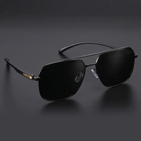 Lunettes surdimensionnées polarisées de haute qualité Lunettes de soleil PC TAC tendance de marque privée de Chine