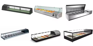 Arriart Venta al por mayor Comercial Frío Arrancadores Sushi Vitrina Gabinete <span class=keywords><strong>Tapas</strong></span> Exhibición Refrigerador Vitrina - Product Image 3