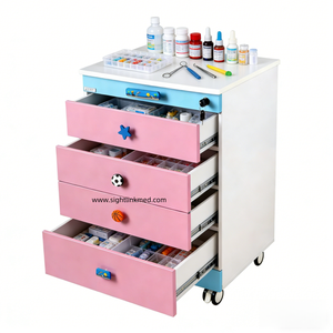 Armoire dentaire pour hôpital <span class=keywords><strong>pédiatrique</strong></span>, armoire de laboratoire dentaire, armoire en acier avec tiroir - Product Image 6