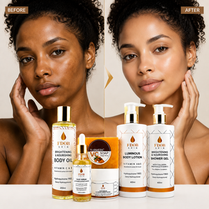 Ensemble de Soins Éclaircissants OEM ODM Marque Privée : Savon, Lait Corporel, Sérum, Crème et Gel Douche à la Vitamine A, <span class=keywords><strong>C</strong></span> et Curcuma – Logo Personnalisé - Product Image 2