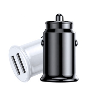 Mini chargeur de voiture intelligent haute vitesse 4.8A charge rapide adaptateur USB double port US Standard allume-cigare électrique téléphone portable - Product Image 5