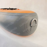 Point de goutte personnalisé 90x30x15cm, bouée gonflable de couleur Orange, flotteur de pêche à la mouche